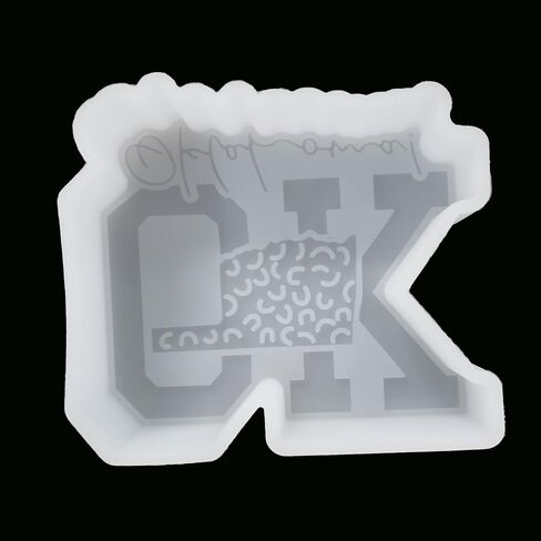 Compatible for Oklahoma Shape Car Freshies Silicone Mold Oklahoma for Freshie Decorations Gift Accessories Making - Oven Safe【Upgraded Thickened Material】 in Saudi Arabia