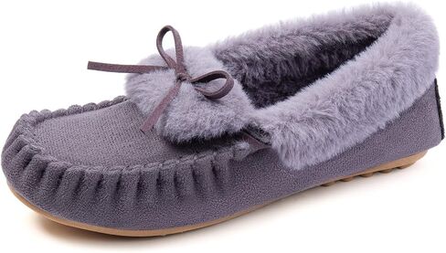 RockDove Women's Naomi Faux Fur Moccasin Slipper in Saudi Arabia