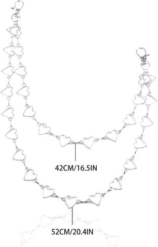 الهيب هوب السراويل جان سلسلة القوطي القلب الشرير الفضة السراويل سلاسل السائق محفظة جيب سلاسل الفضة سلاسل المفاتيح مجوهرات الجسم للرجال والنساء in Kuwait