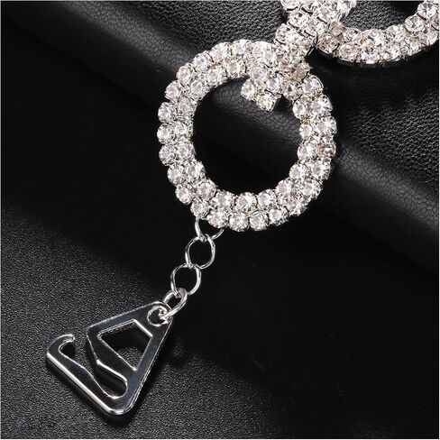 1Pair Rhinestone Lingerie Shoulder Chain Jewelry Festival Rave Crystal Shoulder Straps Chain Sexy Rhinestone Back Chain Wedding Bridal Bra Straps Chain Body Jewelry for Women in Saudi Arabia