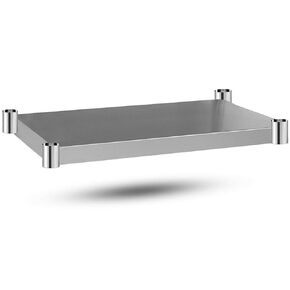 DuraSteel Galvanized Under Shelf for Work Tables - Extra Adjustable Lower Shelf for 24" x 60" Stainless Steel and Wooden Worktables - Fits for use in Restaurant, Warehouse, Home, Kitchen, Garage