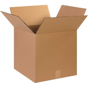 Aviditi HD1515DW Heavy-Duty Double Wall Corrugated Cardboard Box, 15" L x 15" W x 15" H, Kraft, for Shipping, Packing and Moving (Pack of 15)