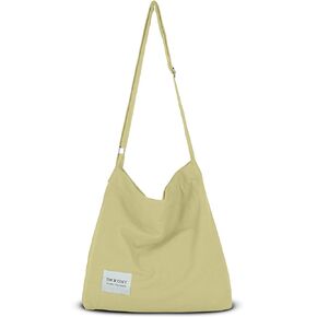 Your Cozy Women's Retro Large Size Cotton Shoulder Bag Hobo Crossbody Handbag Casual Tote For Shopping and Travel