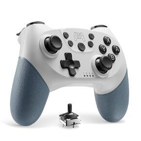 Tinbinx Hall Effect Switch Controller, Wireless Switch Pro Controller for Switch/Lite/OLED, Switch Remote Gamepad with Hall Effect Joystick, Adjustable Vibration, 6-Axis Gyro, Turbo, Ergonomic Design
