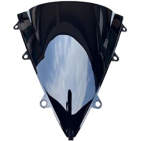 Motorcycle Double Bubble Windshield Windscreen Visor Air Flow Deflector Compatible with Honda CBR1000RR 2012-2016