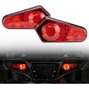 A & UTV PRO Tail Lights Housing for Polaris Sportsman 400 450 500 570 800 / RZR/ACE 2005-2024 Accessories, Rear Brake Stop Lamp Lenses Cover Assembly, Replace OEM #2411153 & 2411154