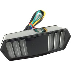 Motorcycle LED Turn Signal Tail Light Brake Stop Running Indicator Integrated Signal Lights for MSX125/SF GROM CBR650F CTX700 CTX700N