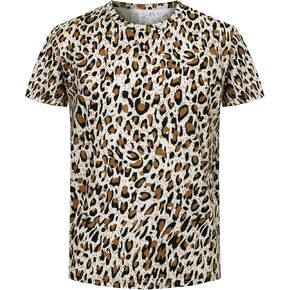 COSLAND Boys' Animal Print T-Shirt Kids Novelty Tee, Small-Large in Kuwait