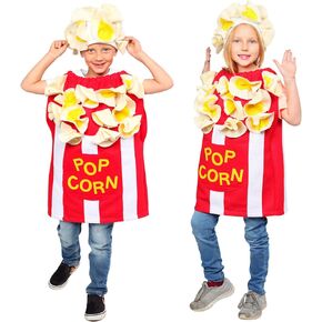 Dress Up America Popcorn Costume for Kids - Fun Kernel Costume for Boys and Girls