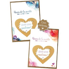 Joli Coon Scratch off card Vas a ser tio - with envelope - Anunciar embarazo tio