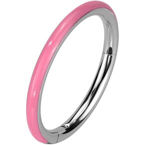 Pierced Owl 16GA F136 Implant Grade Titanium Glow in the Dark Lined Hinged Segment Ring