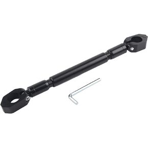 Motorcycle Balance Bar, 22mm Universal Motorbike Balance Handlebar Cross Bar, ATV Handlebar Crossbar Phone Bar Aluminum Alloy (Black)