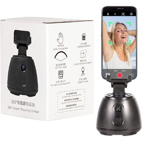 Auto Tracking Phone Holder - Auto Face Tracking Tripod for All Models ，Motion Tripod for iPhone， iPhone Stabilizer for Live Streaming, Vlogging, and More