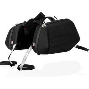 3100 حقيبة سرج سوداء - هيكل حراري خفيف الوزن للغاية - تصميم ديناميكي هوائي - مقاوم للماء والتمزق - شريط عاكس مخيط على أشرطة السرج لمزيد من الأمان in Kuwait