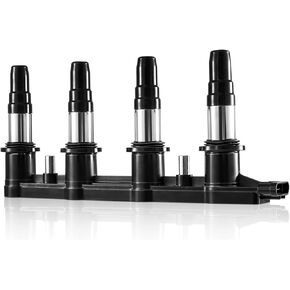 Ignition Coil Pack Compatible with 2011 2012 2013 2014 2015 2016 2017 2018 Chevy Cruze Sonic Aveo Aveo5 Pontiac G3 L4 1.6L 1.8L Replace#25186687 96476983 55561655