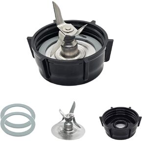 Blender Replacement Parts Compatible with Oster Blender Ice Blades Stainless Steel Ice Blade Jar Base Cap and 2 Rubber O Ring Seal Gasket, Accessory Refresh Kit in Kuwait
