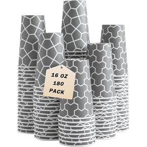 Paper Cups 12 oz 240 Count, Disposable Coffee Cups, Hot/Cold Beverage Drinking Cups for Water, Coffee, Tea, Juice