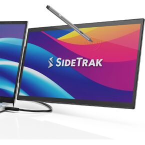 SideTrak Swivel Pro Touch 13.3" + Stylus Bundle | Ultra Slim Nesting Attachable Portable Touchscreen Monitor with Stylus | FHD IPS Rotating Touchscreen Monitor | PC & Chrome Compatible | USB-C