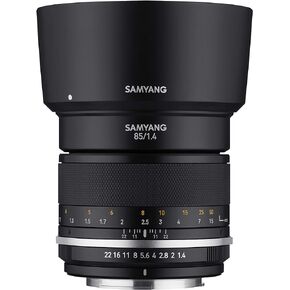 Samyang MK2 85mm F1.4 Weather Sealed Telephoto Lens for Sony E, MK85-E
