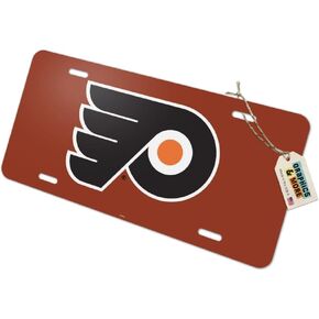 GRAPHICS & MORE Philadelphia Flyers Logo Novelty Metal Vanity Tag License Plate