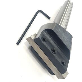 ASSORTS Fly Cutter MT3 Shank (M12 x 1.75 Drawbar) for Lathe & Milling Machine w/HSS Bit