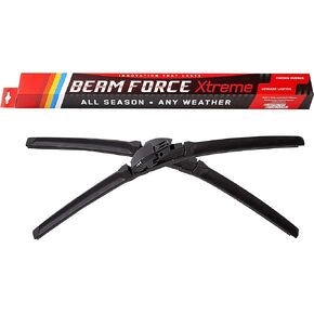 Spearhead Beam Force XTREME 22"+22" Wiper Blades w/Japanese Fukoku Rubber for Longest Life (Pair)