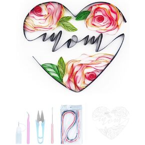 هدايا عيد الأم مجموعات اللف ورقة تخريمية مجموعات الرسم، هدايا للأم، هدايا عيد ميلاد عيد الميلاد للأم، اليدوية DIY زخرفة الجدار الحرفية، أفضل الهدايا للأم، الأم في القانون، أمي الجديدة in Kuwait