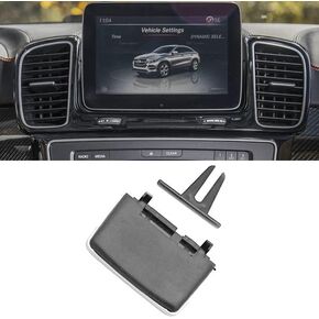 TTCR-II Front AC Vent Outlet Tab for Mercedes Benz, 1 PC Front Left/Right Air Grille Clip for Mercedes Benz W166 ML Class 2012-2015 GLE Class 2016-2019 X166 GL Class 2013-2016 GLS Class 2017-2019
