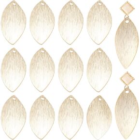 BENECREAT 80 Pcs Real 24k Gold Plated Earrings Findings Hoops 925 Silver Plated Hoop Earrings 8 Styles Open Baffle Earring Hoops for Jewelry Making, DIY Crafts, Earring Necklaces