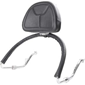 Mallofusa Adjustable Motorcycle Diver Backrest Sissy Bar Compatible for Honda Goldwing GL1800 2001 2002 2003 2004 2005 2006 2007 2008 2009 2010 2011 2012 2013 2014 2015 2016 2017