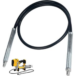 DCGG5703-42 Grease Gun Hose Kit for Dewalt 20v Max Cordless Grease Gun, 1/8" NPT 42" Flexible Grease Hose Extension-W/Coupler