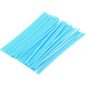 Spoke Skins Spoke Covers: 8 to 21 inch Rims Protector & Decoration for Dirt Bike Bike Bicycle Wheelchair Motorcycle 72Pcs(Sky Blue)