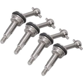 4pcs RC Car Joint Shaft,Durable Metal Transmission Joint Shaft for Wltoys K969 K979 K989 K999 P929 P939 1/28 RC Car Upgrade Parts
