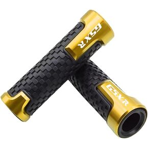7/8" 22mm Motorcycle Non Slip Handlebar Grips fits for SUZIKI GSXR 600 750 1000 (Gold)