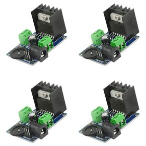 WMYCONGCONG 4 PCS TDA7297 Audio Amplifier Board Module DC 6-18V 15W+15W Dual-Channel Stereo Amplifier Board for Sound System DIY