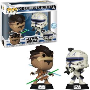 Funko Pop! Star Wars: Pong Krell vs Captain Rex 2-Pack (Gamestop Exclusive)