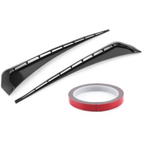 Universal Car Vent Cover Stickers Decorative Strip Car Side Air Hood Vent Car Air Flow Sticker Adhesive Side Vent Fit For Honda Civic