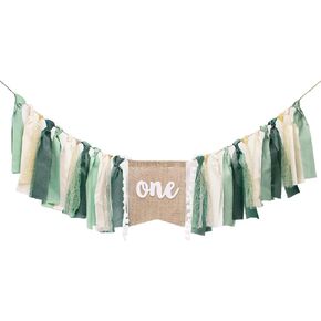 1st Highchair Banner Birthday Girl,First Birthday Highchair Banner,One Year Old Birthday Party Decoration,Pink 1st Highchair Garland Decoration for Princess Fairy Baby Photo Props Party Decor