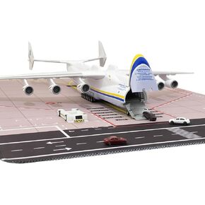 16.5" An-225 Aircraft Model 1:200 Scale Replica Ukrainian Transport Plane An225 Model Plane Cabin Can Open Children's Birthday Gift Resin Collectible Figurine