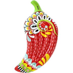 H2O GO Inflatable Flirty Fiesta Pepper Pool/Water/Beach Float (6'5" x 39")