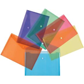 Homework Folders with Velcro - 12 Pieces - Educational and Learning Activities for Kids