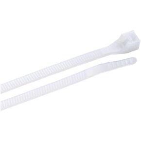 Gardner Bender 46-308MN Nylon Cable Tie, 8 Inch., 75 lb. Tensile Strength, Wire/Wrap & Household Use, Zip Tie, 1000 Pk., Natural