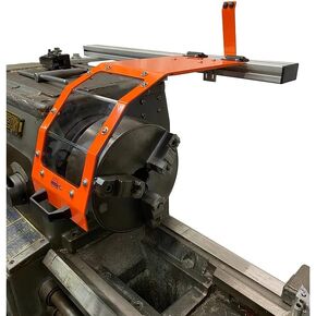 Lathe Chuck Guard. Fits 8-16" Chuck Diameters. Standard model, no interlock. Part # CC816 by ATS Machine Safety Solutions
