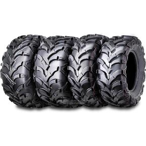 WANDA Set 4 ATV tires 24x8-12 & 24x11-10 00-02 Polaris Magnum 325 Xpedition 325