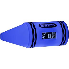 Paladone Crayola Officially Licensed Digital Alarm Clock, Crayon Shaped Color Changing Light, Kids Bedroom, School Teacher Classroom Decor, Nursey Accent Lamp, Coloring Fun for Boys and Girls