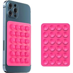 2PCS Silicon Suction Cup Phone Case Mount, Hands-Free Sticky Phone Mount Accessory, Creative Sticky Grippy Suction Phone for Self Taken Photos&Videos（Tiktok, YouTube, Facebook, Twitter）