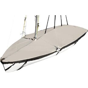 Taylor Made Products 61432 Laser Performance OEM Custom Fit Mast Up Low Profile Boat Deck Cover for Club 420