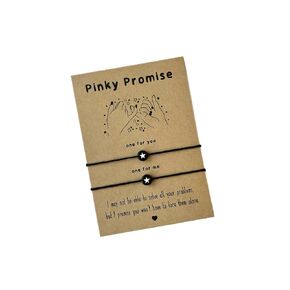مطابقة أساور PINKY PROMISE | هدية لأفضل الأصدقاء | هدية وعد الخنصر in Saudi Arabia
