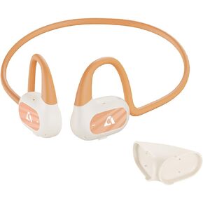 YMOO Open Ear Wireless Bluetooth 5.2 Headphone for Running, IPX4 Water/Sweatproof Swimming Headset,10H Playtime, Low Latency, HiFi Air Conduction Earbud with Dual-mic for Workout/Trekz (Green)