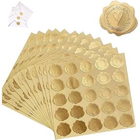 Gold Silver Embossed Heart Stickers Envelope Seals Love Stickers for Wedding Graduation Envelope Seals Card Labels Heart Stickers for Valentine's Day/Mother’s Day/Birthday Party and Christmas Gifts Decorations (Silver)